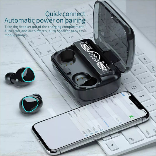 Bluetooth Wireless Headphones TWS Earphones Mini In-Ear Pods For Android