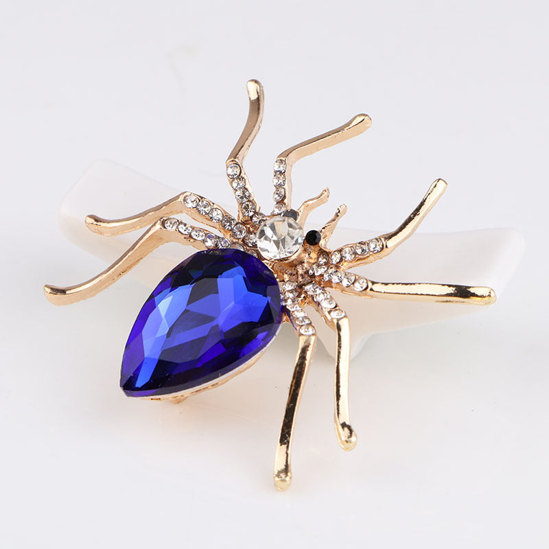 Spider Diamond Brooches