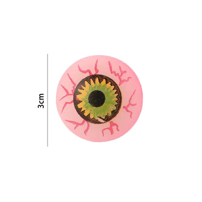 10Pcs/Lot Funny Eyeballs Bouncy Balls Halloween Party Scary Eye Balls Toy Balls Kids Children Gifts Random Color