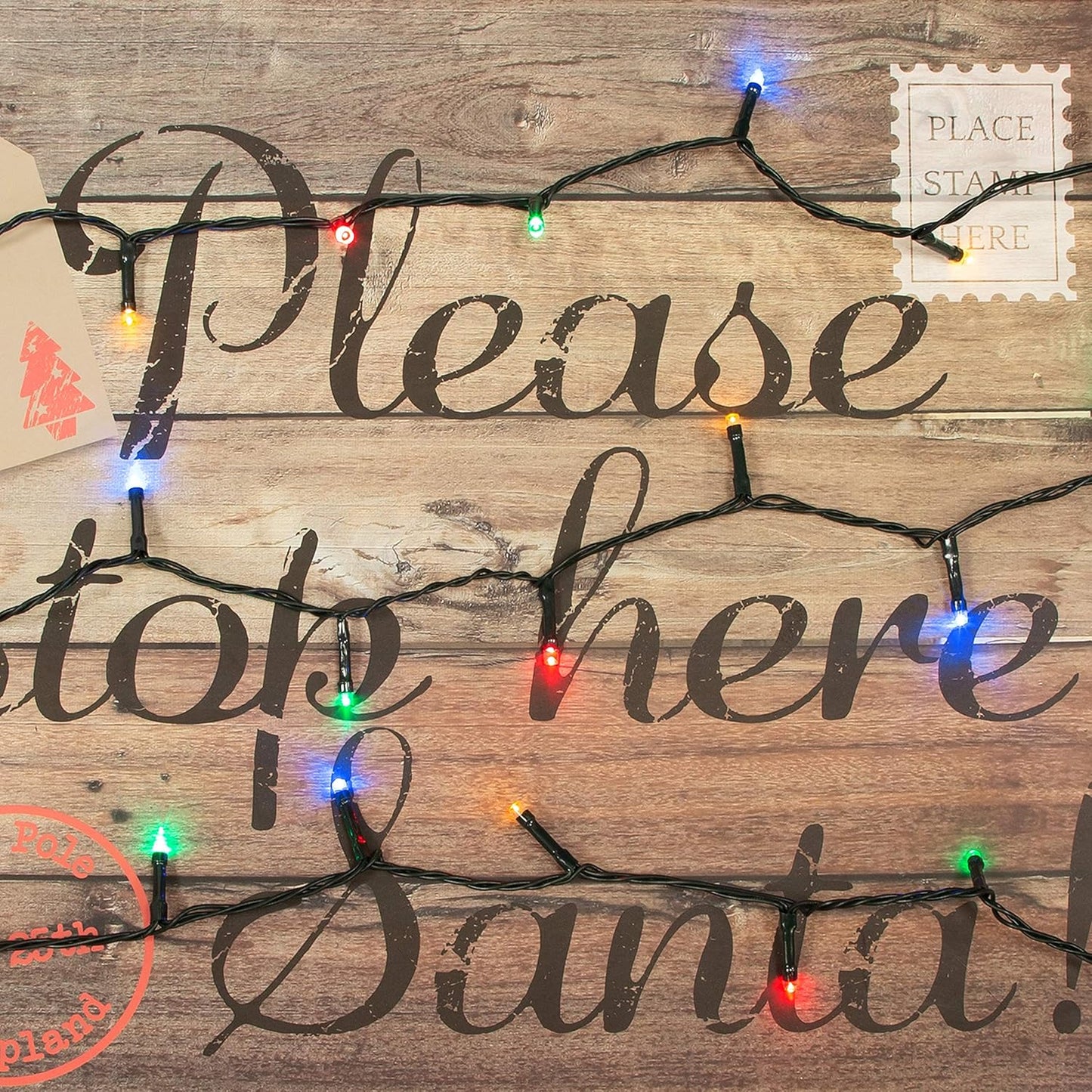 Brighten Your Holidays with The Christmas Workshop 70320 Multi-Coloured LED Lights – 50 Lights, 8 Modes, Battery Operated