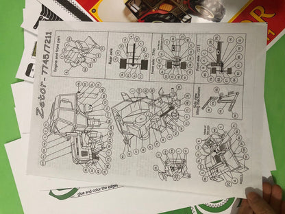 Tractor Paper Craft