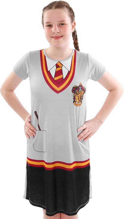 Hogwarts-Inspired Girls' Nightdress | Gryffindor Design