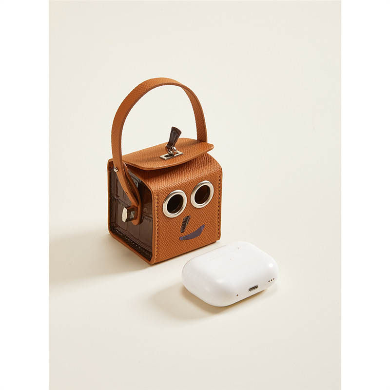 Headphone Bag Pendant Robot Creative Mini Bag Accessories Keychain Pendant