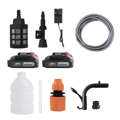 Car Pressure Washer Water Cordless High Power Jet Wash Cleaner Portable 2Battery