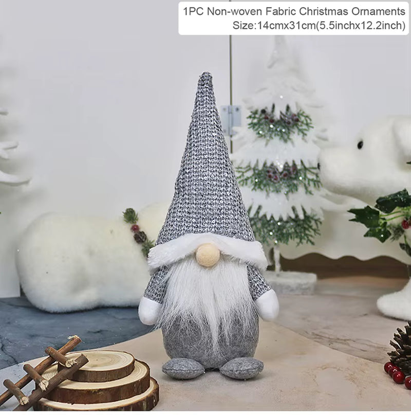 Christmas Doll Gnome Merry Christmas Decorations for Home 2022 Cristmas Ornament Xmas Navidad Gifts New Year 2023