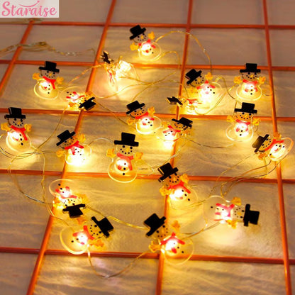 Xmas String Light Christmas Tree Ornament Merry Christmas Decor for Home Cristmas Decor Noel Navidad Gift 2022 New Year 2023