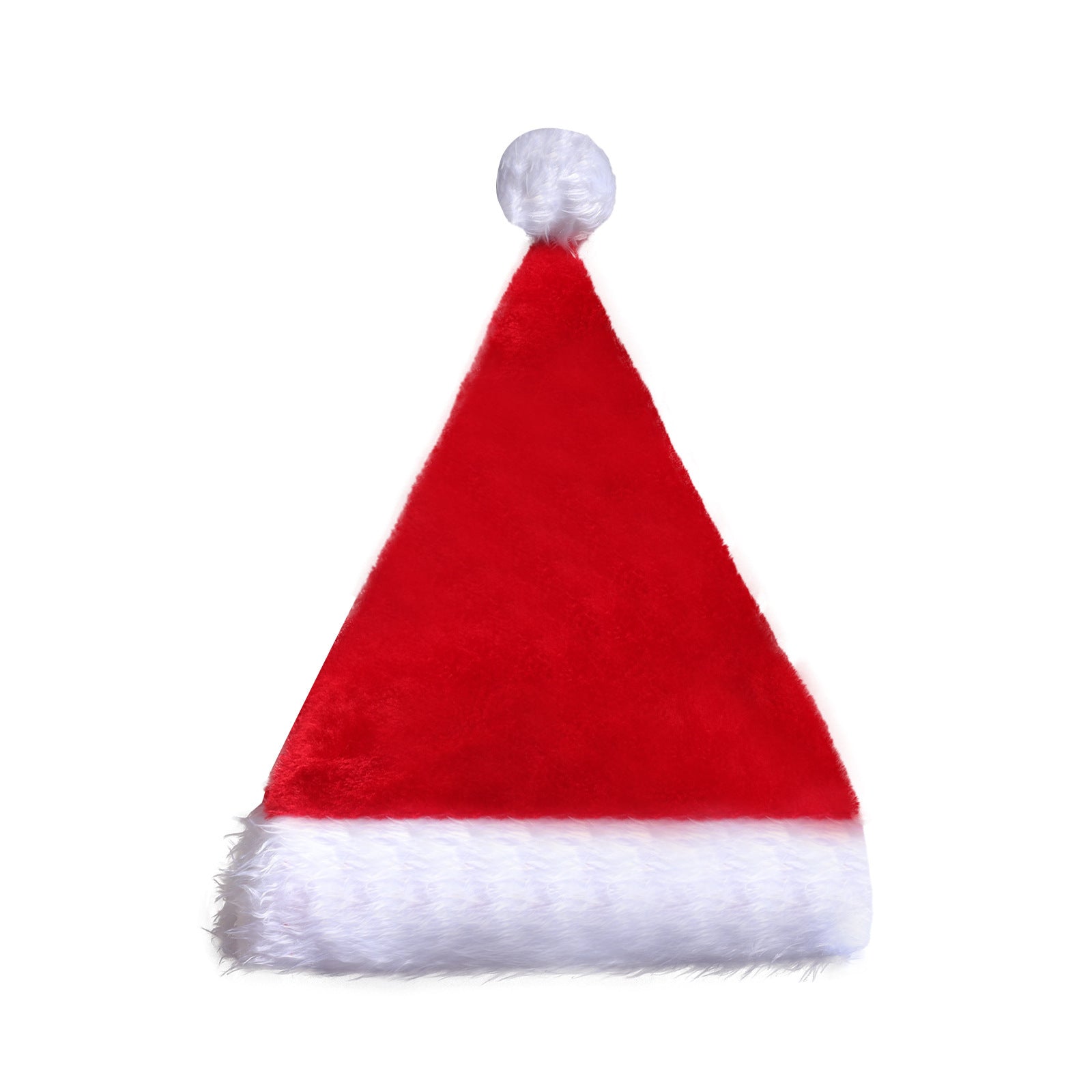 LED Illuminated Plush Santa Hat for Adults and Children - Festive Christmas Home Decoration and Holiday Supplies
