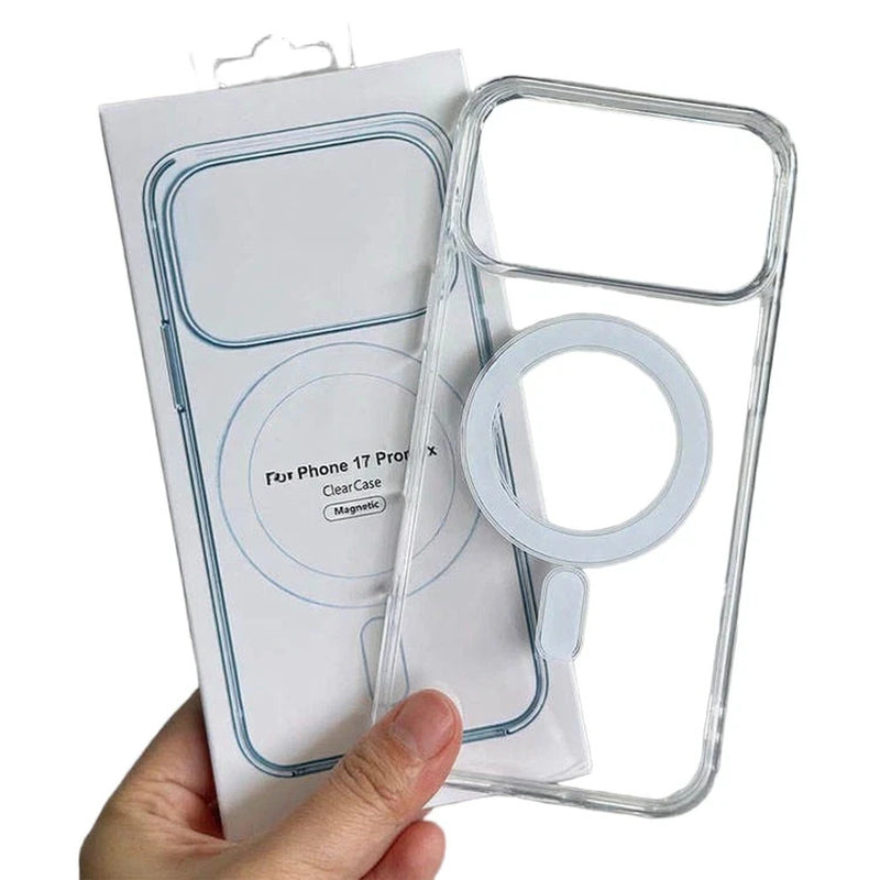 Clear Case for Iphone 17 17 Air 17 Pro 17 Pro Max Transparent Magnetic Case