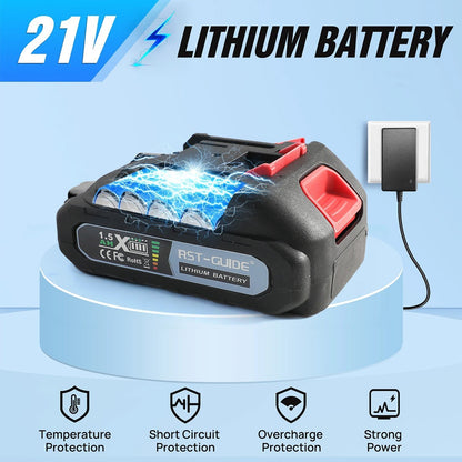 Car Pressure Washer Water Cordless High Power Jet Wash Cleaner Portable 2Battery