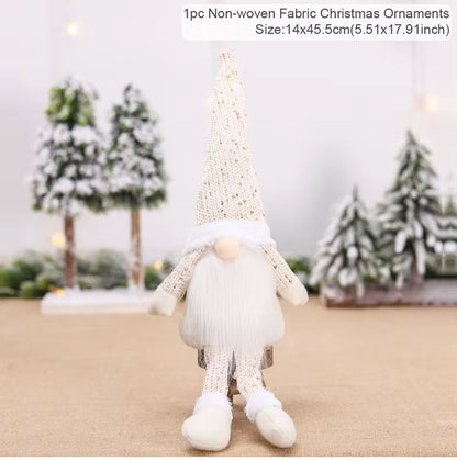 Christmas Doll Gnome Merry Christmas Decorations for Home 2022 Cristmas Ornament Xmas Navidad Gifts New Year 2023