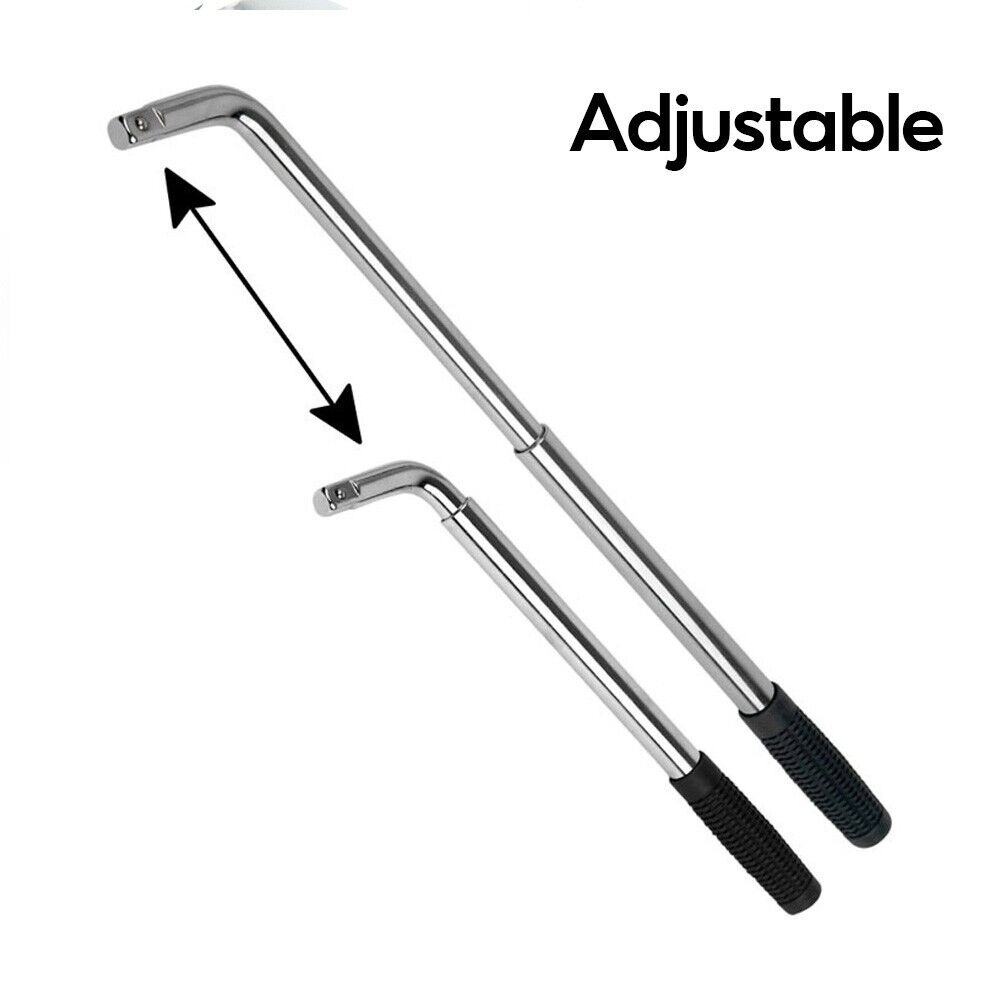 2.5T Scissor Jack And Extendable Wheel Wrench Brace Socket Car Van Tire Hand Tool