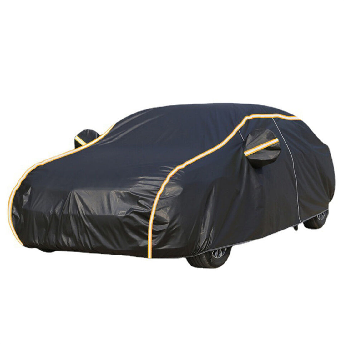 Universal Waterproof 6 Layer Car Cover Heavy Duty Cotton Rain Snow UV Protection