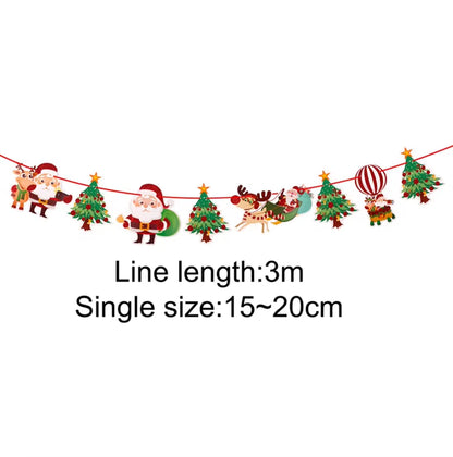 Christmas Banner Merry Christmas Decor for Home Garland Christmas Ornaments Noel Navidad 2025 Cristmas Decor Happy New Year 2026