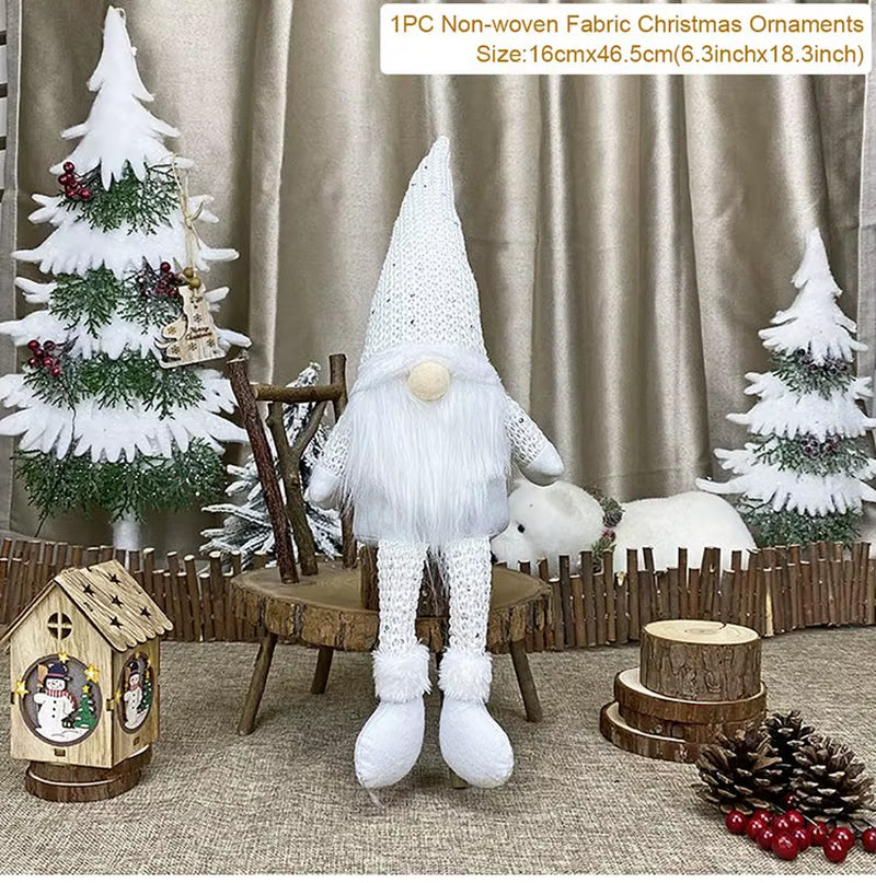Christmas Doll Gnome Merry Christmas Decorations for Home 2022 Cristmas Ornament Xmas Navidad Gifts New Year 2023