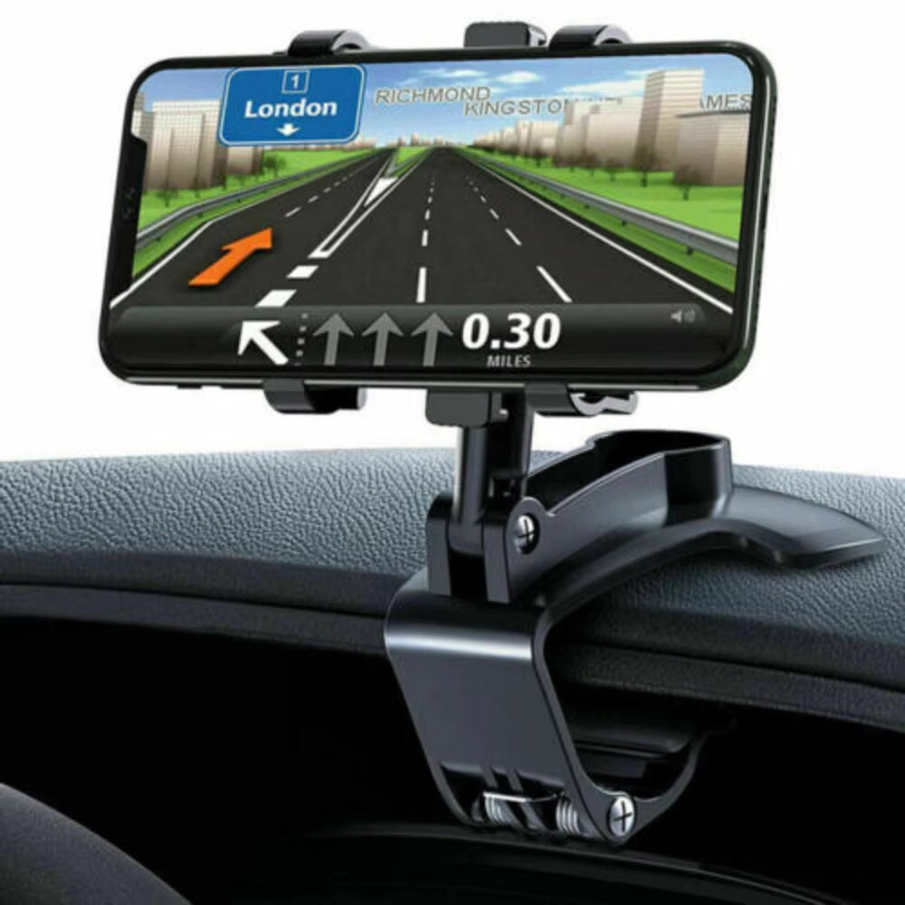 Keep your phone handy with our 360 Clip Stand Car Mount! Perfect for GPS and hands-free calls! 🚗📱 #CarAccessories #MobileHolder