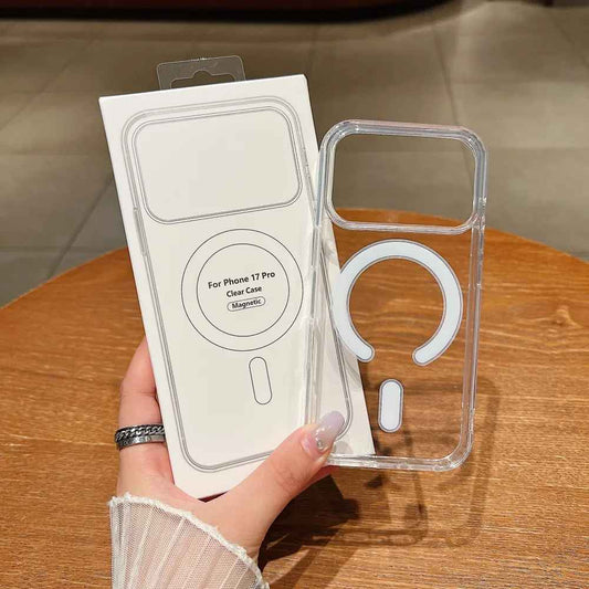 Clear Case for Iphone 17 17 Air 17 Pro 17 Pro Max Transparent Magnetic Case