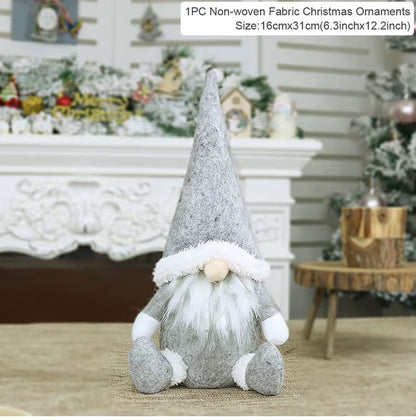 Christmas Doll Gnome Merry Christmas Decorations for Home 2022 Cristmas Ornament Xmas Navidad Gifts New Year 2023