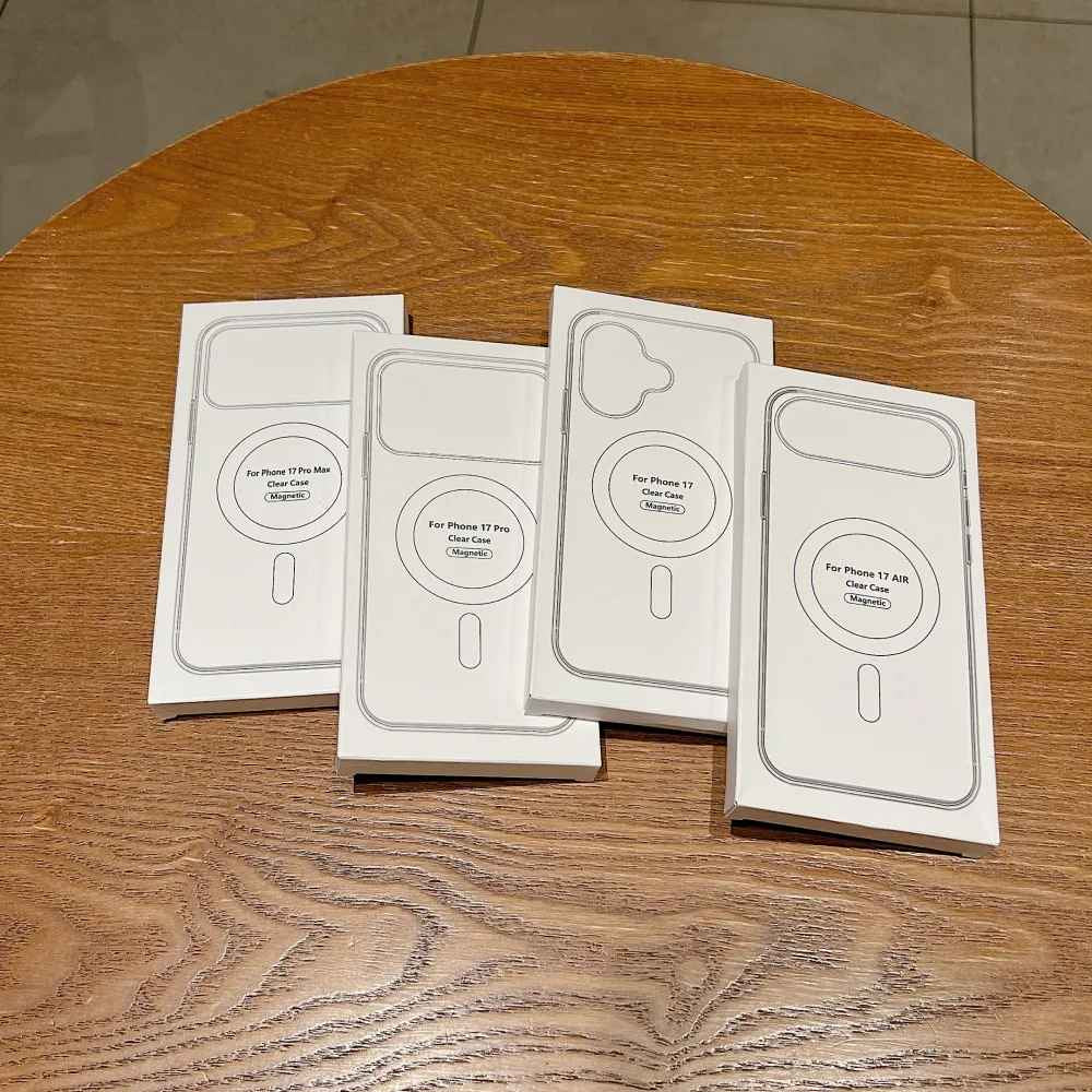 Clear Case for Iphone 17 17 Air 17 Pro 17 Pro Max Transparent Magnetic Case