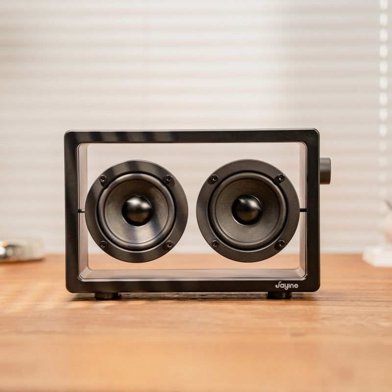 Leyasi's New Bluetooth Speaker, High-power Bass, Transparent, High-looking Desktop Cross-border Best-selling Speaker