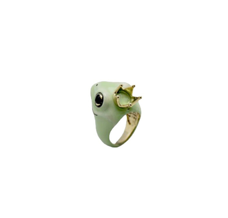 New Simple Fashion Cute Frog Shape Ring, Popular Jewelry