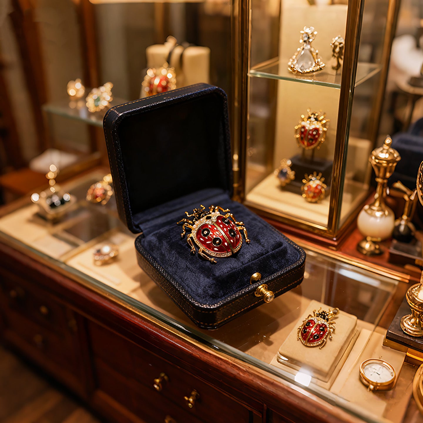 Original Design Siberian Direct Sales Animal Brooch Beetle Brooch Foreign Trade Insect Pin