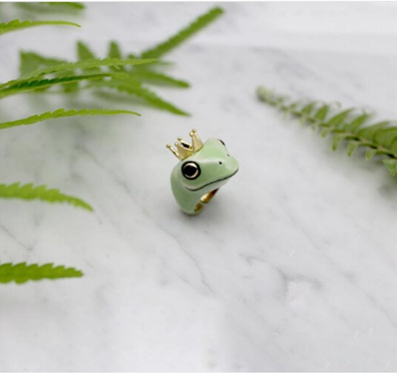 New Simple Fashion Cute Frog Shape Ring, Popular Jewelry