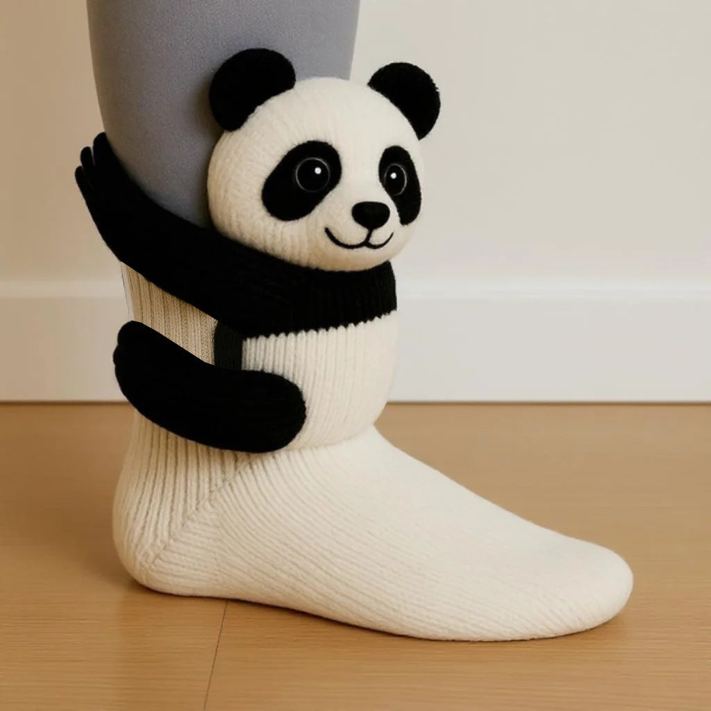 Cross-border New Product Cute Socks Animal Socks Christmas Knitted Floor Socks Warm Socks Cute Autumn And Winter Floor Socks