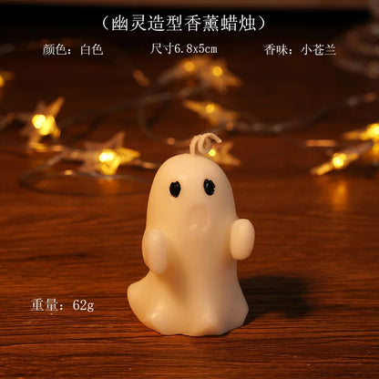 Creative Handmade Ghost Candles, Halloween Thanksgiving Decor, Halloween Candles, Home Autumn Candle, Halloween Gift Set