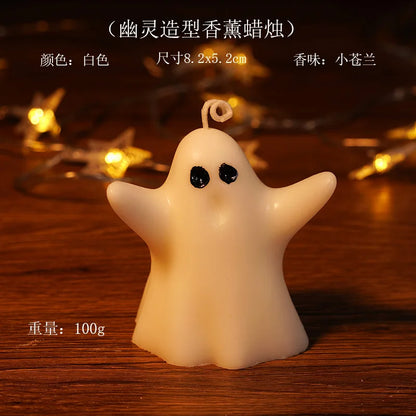 Creative Handmade Ghost Candles, Halloween Thanksgiving Decor, Halloween Candles, Home Autumn Candle, Halloween Gift Set