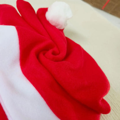 Car Headrest Cover Father Christmas Hat Car Seat Headrest Cover Christmas Car Headwear Accessories Christmas Decoration Ornament