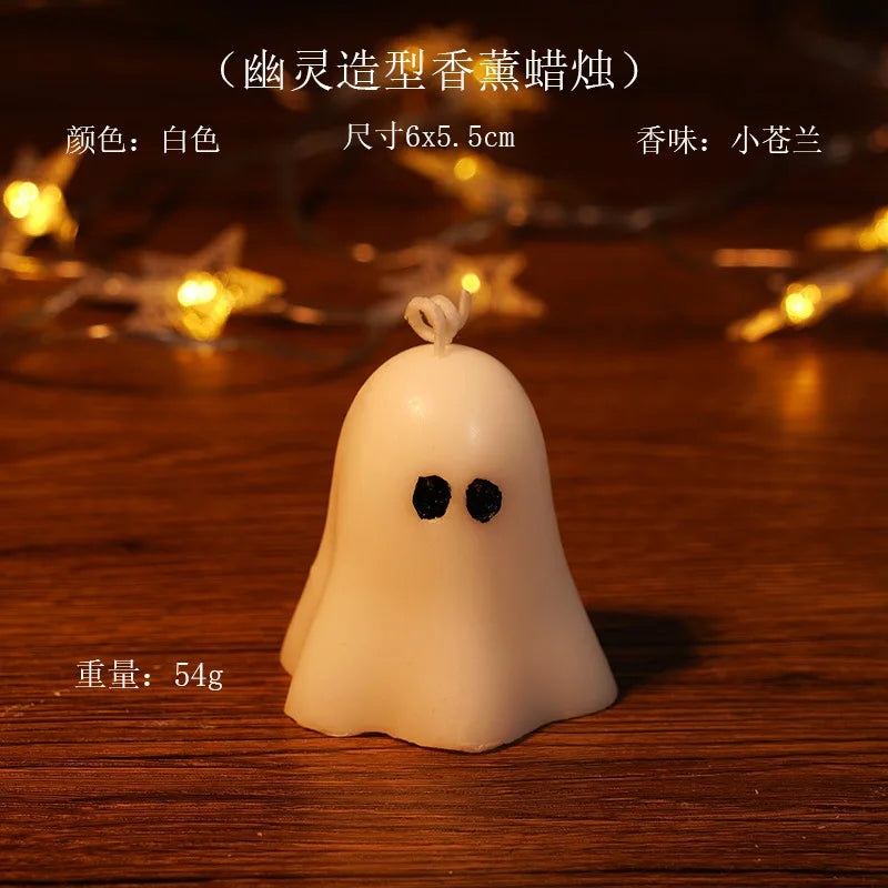 Creative Handmade Ghost Candles, Halloween Thanksgiving Decor, Halloween Candles, Home Autumn Candle, Halloween Gift Set