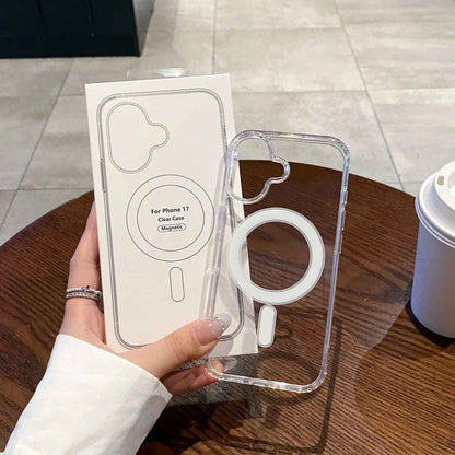 Clear Case for Iphone 17 17 Air 17 Pro 17 Pro Max Transparent Magnetic Case