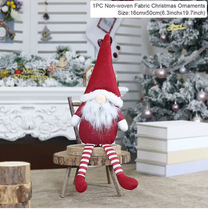 Christmas Doll Gnome Merry Christmas Decorations for Home 2022 Cristmas Ornament Xmas Navidad Gifts New Year 2023