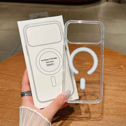Clear Case for Iphone 17 17 Air 17 Pro 17 Pro Max Transparent Magnetic Case