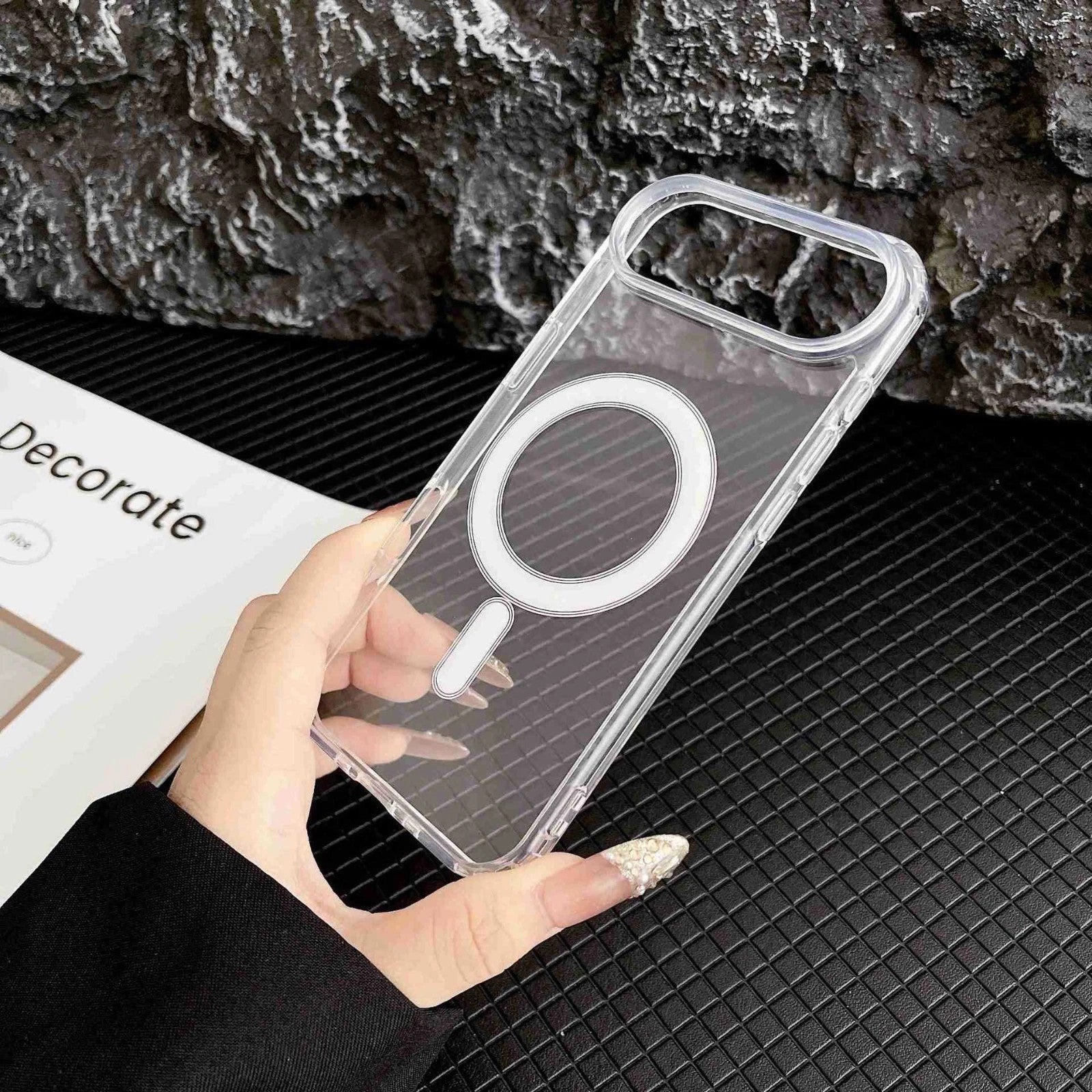 Clear Case for Iphone 17 17 Air 17 Pro 17 Pro Max Transparent Magnetic Case
