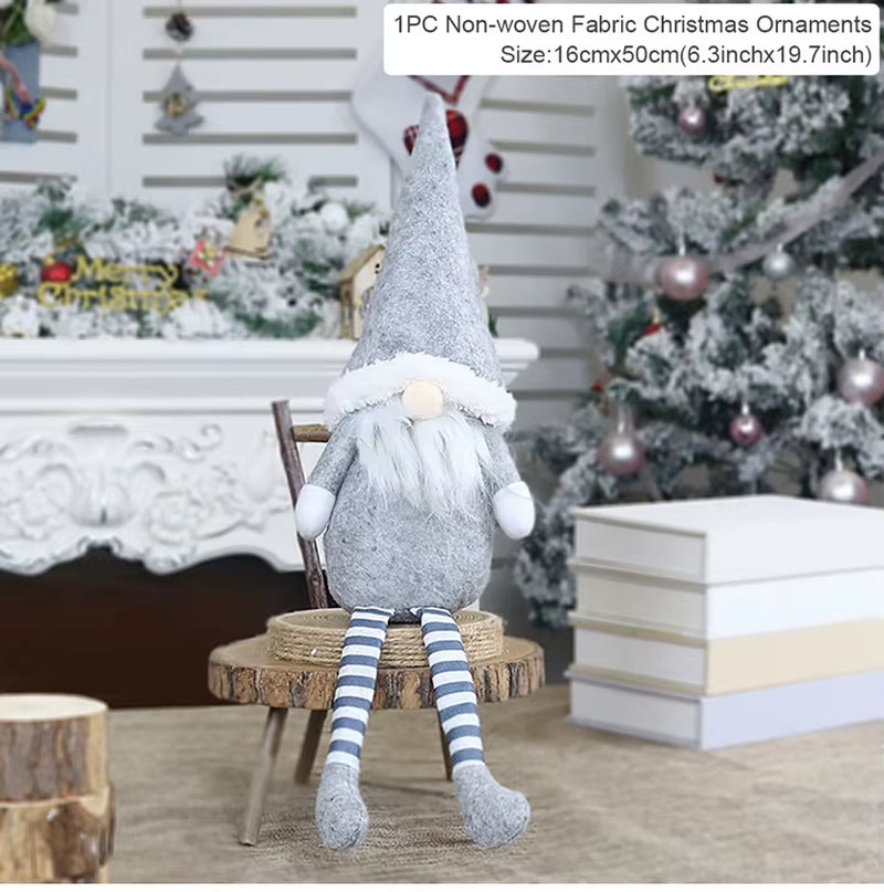 Christmas Doll Gnome Merry Christmas Decorations for Home 2022 Cristmas Ornament Xmas Navidad Gifts New Year 2023