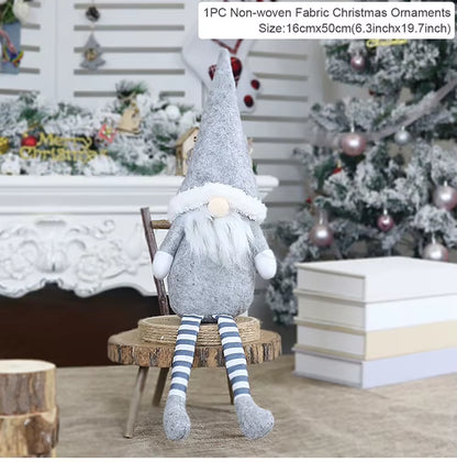 Christmas Doll Gnome Merry Christmas Decorations for Home 2022 Cristmas Ornament Xmas Navidad Gifts New Year 2023